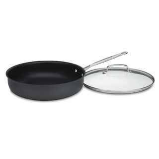 Chef's Classic™ Nonstick Hard Anodized 12" Deep Frying Pan with Cover