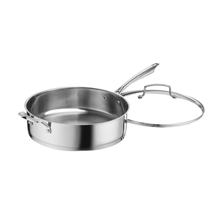 Professional Series™ Cookware 6 Quart Sauté Pan with Helper Handle & Cover